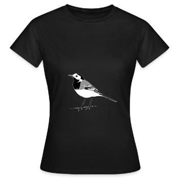 Bachstelze - T-shirt Femme - noir - Devant - AI Model Female 172 dark (172cm)