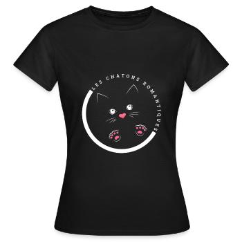 ROMANTIC KNITCHES - Women's T-Shirt - black - Front - AI Model Female 172 dark (172cm)