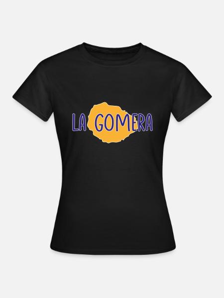 La Gomera - Frauen T-Shirt - Schwarz