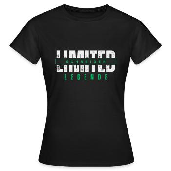 Limited Tailor Legend. - Women's T-Shirt - black - Front - AI Model Female 172 dark (172cm)