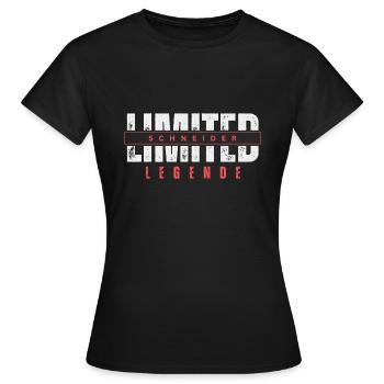 Limited Tailor Legend. - Women's T-Shirt - black - Front - AI Model Female 172 dark (172cm)