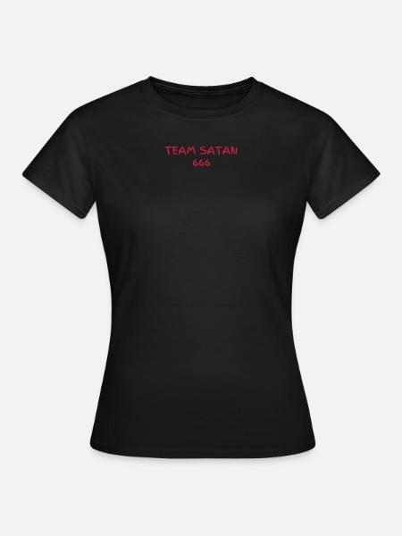 Team Satan 666 - Frauen T-Shirt - Schwarz