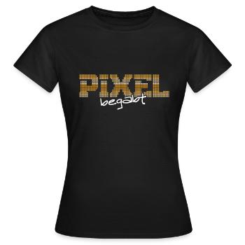 Pixel offert - T-shirt Femme - noir - Devant - AI Model Female 172 dark (172cm)