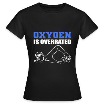 Drôle de sauveteur nageur - T-shirt Femme - noir - Devant - AI Model Female 172 dark (172cm)