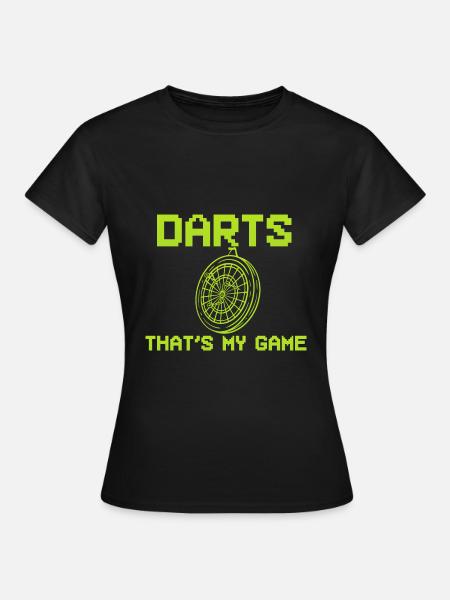 Dart Shooting Dartwerfer - Frauen T-Shirt - Schwarz