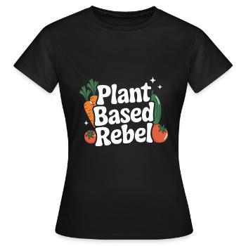Végétarien Végétalien Végétarien Végétarien - T-shirt Femme - noir - Devant - AI Model Female 172 dark (172cm)