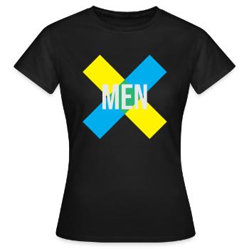 hommes - T-shirt Femme - noir - Devant - AI Model Female 172 dark (172cm)