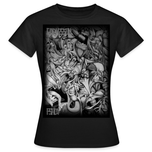 mustavalkoinen paitakuva - Naisten t-paita