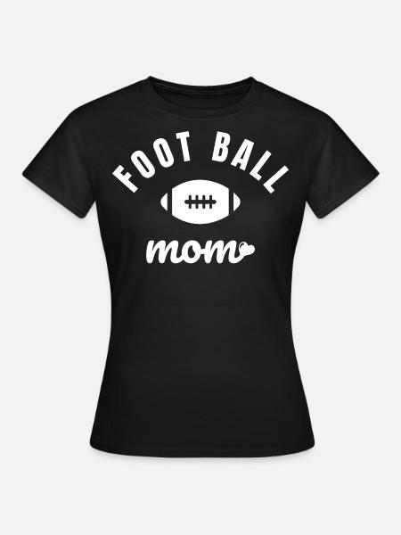Fußball Mama - Frauen T-Shirt - Schwarz