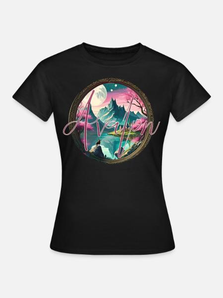 Avalon Glastonbury England Legend Excalibur - Women's T-Shirt - black