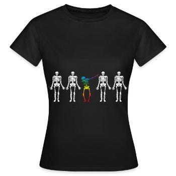 Dab Gay Pride - T-shirt Femme - noir - Devant - AI Model Female 172 dark (172cm)