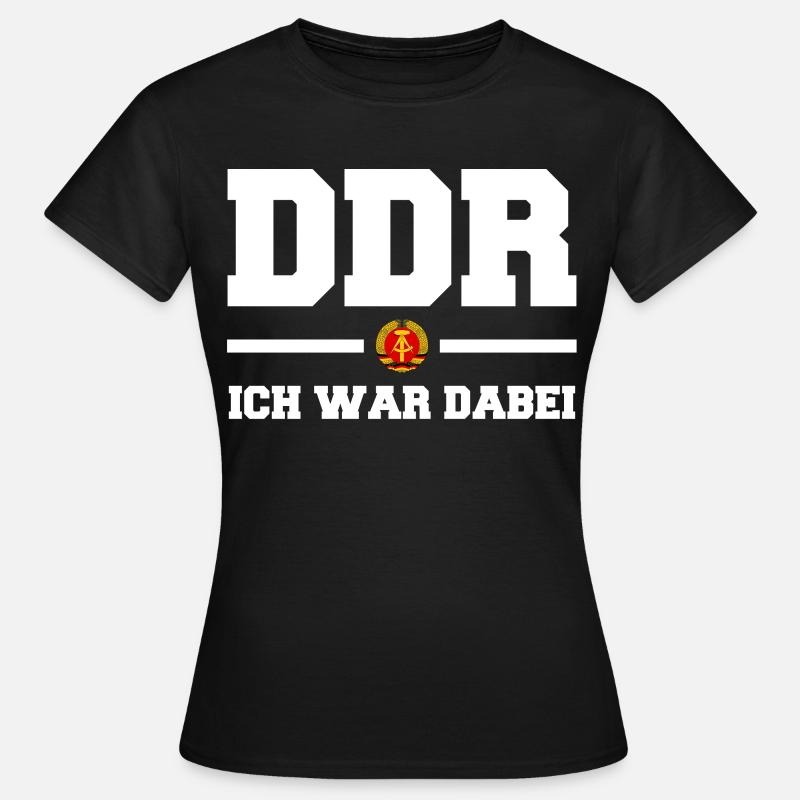 Allemagne de l’Est Ossi de l’Est RDA Patrie Bloc de l’Est - T-shirt Femme - noir