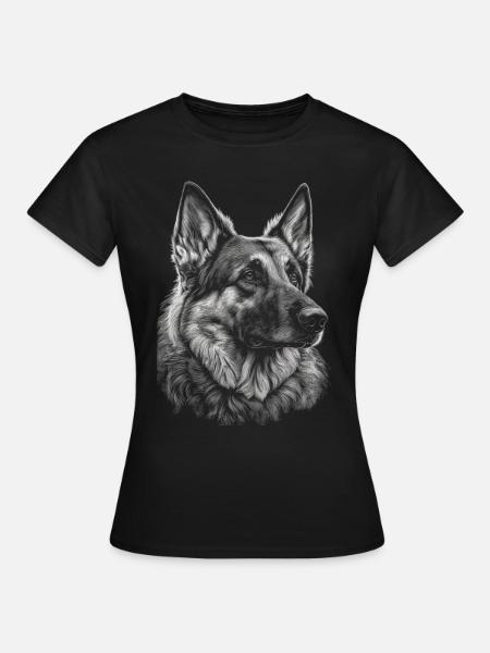 Deutscher Schäferhund Hund Malinois - Frauen T-Shirt - Schwarz