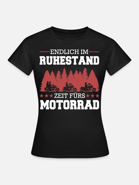 Rentner Rente Ruhestand Pension - Frauen T-Shirt - Schwarz