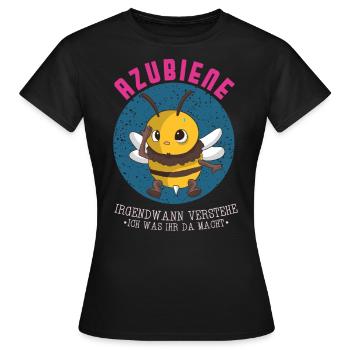 Trainee bee At some point I will understand trainee - Women's T-Shirt - black - Front - AI Model Female 172 dark (172cm)