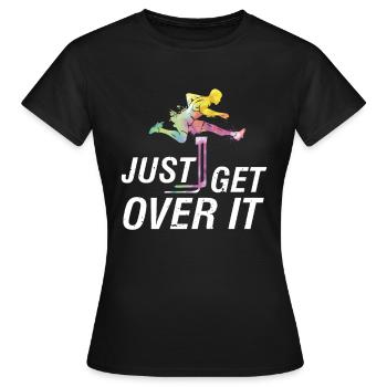 Athlétisme Athlétisme Loisirs, Sports professionnels - T-shirt Femme - noir - Devant - AI Model Female 172 dark (172cm)