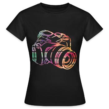La photographie | Photographes | photographe - T-shirt Femme - noir - Devant - AI Model Female 172 dark (172cm)