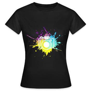 La photographie | Photographes | photographe - T-shirt Femme - noir - Devant - AI Model Female 172 dark (172cm)