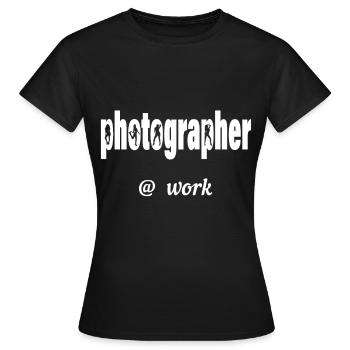 La photographie | Photographes | photographe - T-shirt Femme - noir - Devant - AI Model Female 172 dark (172cm)