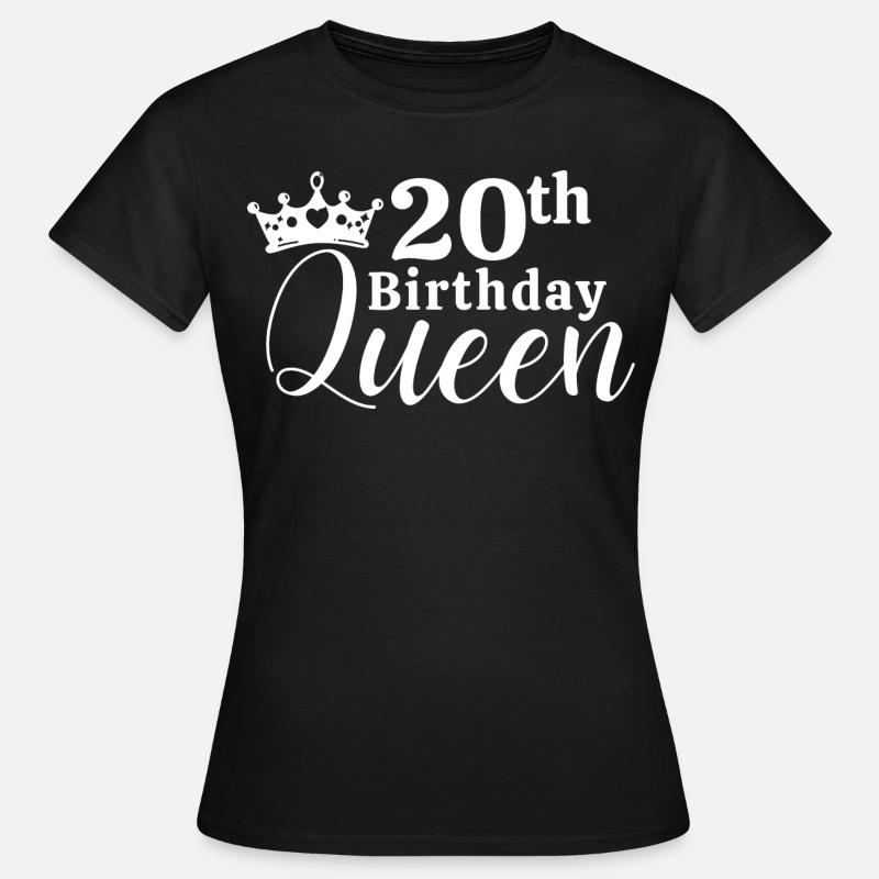 20th birthday - Women's T-Shirt - black