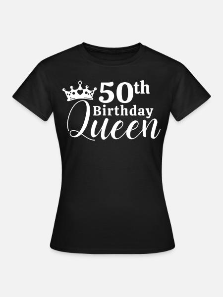 50th birthday - Women's T-Shirt - black