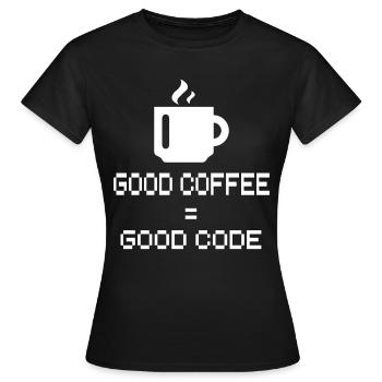 Programmierer - Frauen T-Shirt - Schwarz - Vorne - AI Model Female 172 dark (172cm)