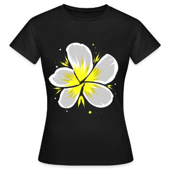 Fleur du temple - T-shirt Femme - noir - Devant - AI Model Female 172 dark (172cm)
