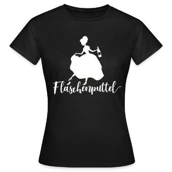 Flaschenputtel - Frauen T-Shirt - Schwarz - Vorne - AI Model Female 172 dark (172cm)