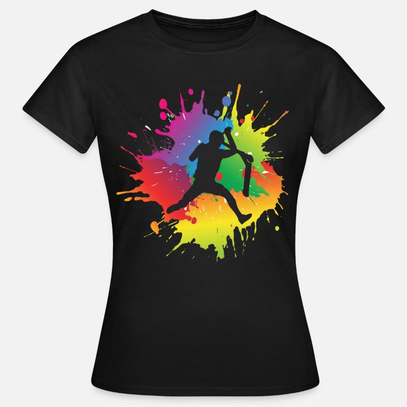 Scooter Tretroller - Frauen T-Shirt - Schwarz