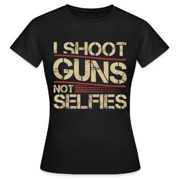 Schützen Schützenverein Sportschützen Gift - Women's T-Shirt - black - Front - AI Model Female 172 dark (172cm)