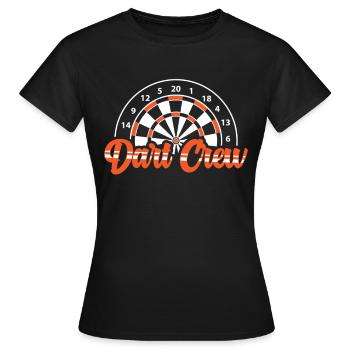 Fléchettes Fléchettes Fléchettes Fléchettes Fléchettes Darts - T-shirt Femme - noir - Devant - AI Model Female 172 dark (172cm)