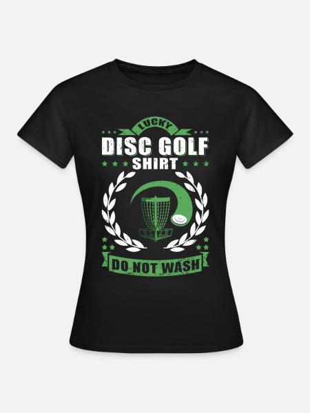 Discgolf | Discgolfspieler Discgolfer Geschenk - Frauen T-Shirt - Schwarz
