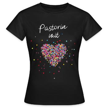 Pastor Preacher Nerving Month Jesus God - Women's T-Shirt - black - Front - AI Model Female 172 dark (172cm)