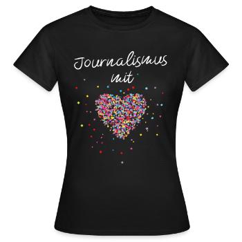 Journalismus Journalistin Journalist - Frauen T-Shirt - Schwarz - Vorne - AI Model Female 172 dark (172cm)