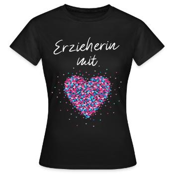 Erzieherin Kindergarten Kita Kiga Kindergärtnerin - Frauen T-Shirt - Schwarz - Vorne - AI Model Female 172 dark (172cm)
