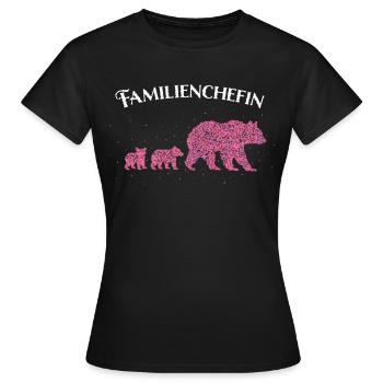 Mamabär Mama Mutter Muttertag Geschenk - Frauen T-Shirt - Schwarz - Vorne - AI Model Female 172 dark (172cm)