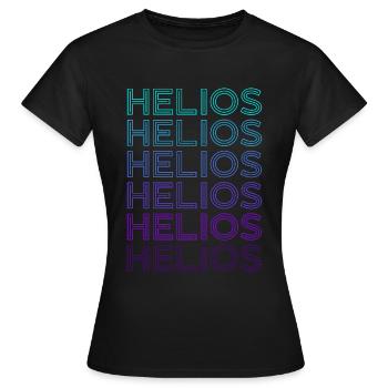 Helios Dieu Grec Ancien Grec Rétro - T-shirt Femme - noir - Devant - AI Model Female 172 dark (172cm)