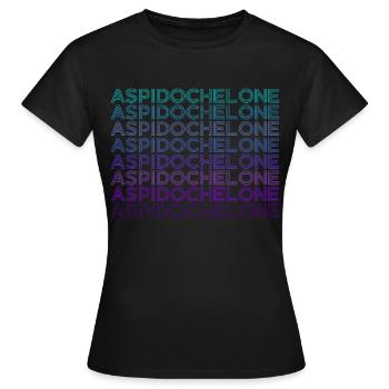 Aspidochelon Folklore Médiéval Rétro - T-shirt Femme - noir - Devant - AI Model Female 172 dark (172cm)