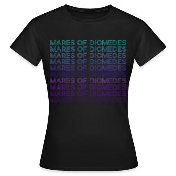 Juments de Diomède Mythologie grecque Rétro - T-shirt Femme - noir - Devant - AI Model Female 172 dark (172cm)