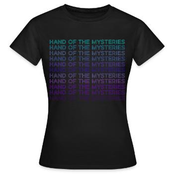 Hand of Secrets Alchemy Alchemist Retro - Women's T-Shirt - black - Front - AI Model Female 172 dark (172cm)