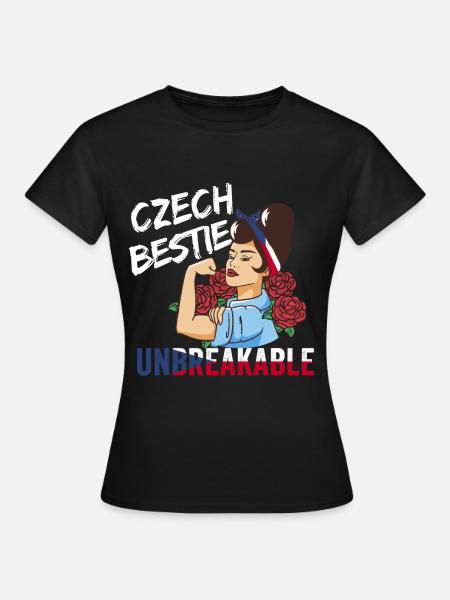 Czech Bestie Heritage Czech Republic Pride - Frauen T-Shirt - Schwarz