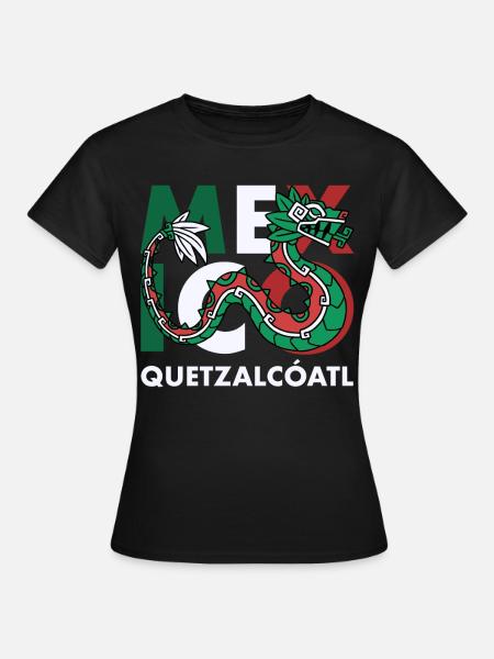 Quetzalcoatl Aztecs Maya Inca Toltec Cadeau - T-shirt Femme - noir