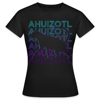 Ahuizotl Aztec Mythology Maya Retro Cadeau - T-shirt Femme - noir - Devant - AI Model Female 172 dark (172cm)