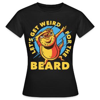 Dabbing Bartagame Dabber - Frauen T-Shirt - Schwarz - Vorne - AI Model Female 172 dark (172cm)