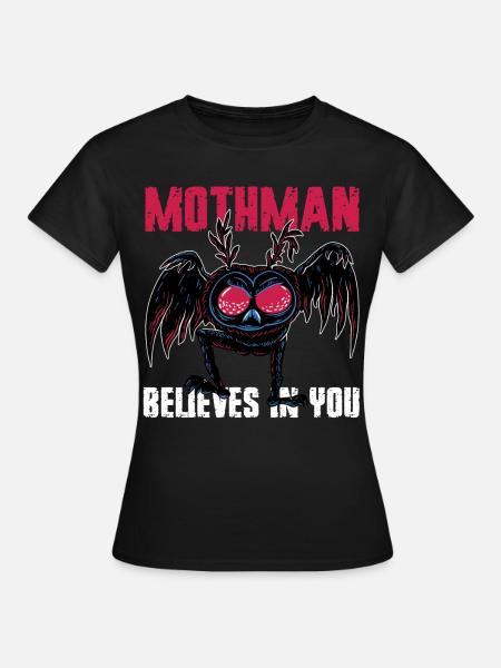 Mothman Kryptide Kryptozoologie - Frauen T-Shirt - Schwarz