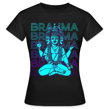 Brahma Uralter Gott Hindu-Mythologie Geschenk - Frauen T-Shirt - Schwarz - Vorne - AI Model Female 172 dark (172cm)