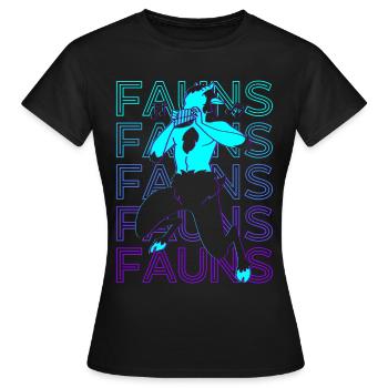 Faune Satyre Faune Mythologie grecque antique Ret - T-shirt Femme - noir - Devant - AI Model Female 172 dark (172cm)
