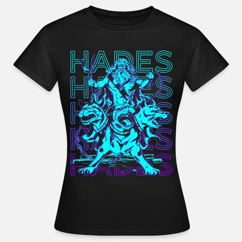 Hades Griechischer Gott Altgriechisch - Frauen T-Shirt - Schwarz