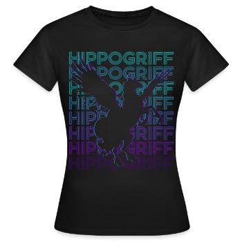 Hippogriffe Hippogryphe Mythologie grecque - T-shirt Femme - noir - Devant - AI Model Female 172 dark (172cm)