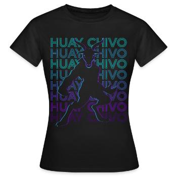 Huay Chivo Maya Biest Maya Mythologie Retro - Frauen T-Shirt - Schwarz - Vorne - AI Model Female 172 dark (172cm)